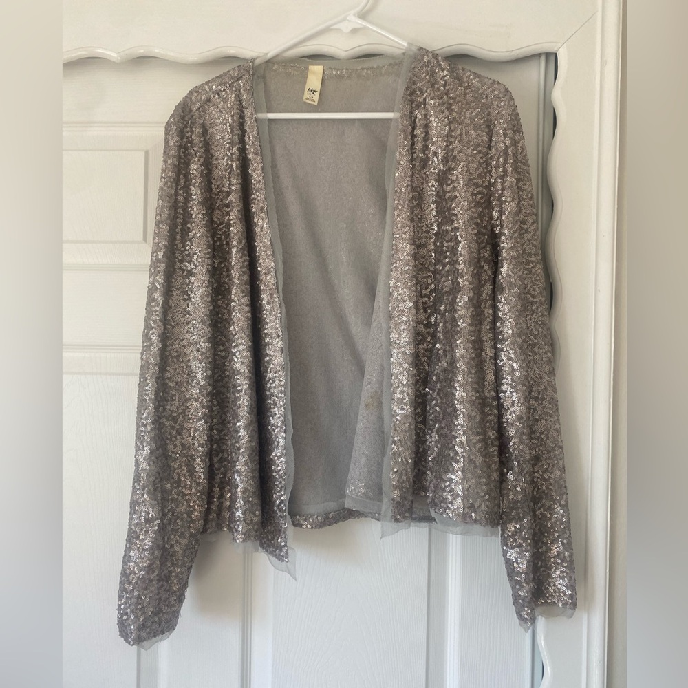 Sequin silver blazer Tokyo Darling